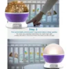 Star Master Moon & Galaxy Projector Night Lamp with Rotating LED Lights ( default, Standard )