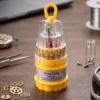 31 In 1 Precision Screwdriver Set Multi Bit Repair Tool Kit with Case ( multicolor, OS )