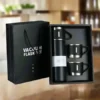 Stainless Steel Vacuum Flask Set with 3 Steel Cups Combo for Coffee Hot Drink and Cold Water Flask Ideal Gifting Travel Friendly Latest Flask Bottle. (500ml) ( default, Standard ).