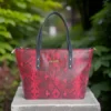 Stylish Handbag For Women & Girls (Tote) Made With Vegan Leather ( red, Standard )