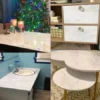 Marble Self Adhesive Furniture Wallpaper Roll Waterproof Decorative Film ( default, Standard )