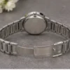 Women’s Designer Metal Analog Watch – Round Brown Dial Quartz Wristwatch | Stylish Fashion Watch with Additional Strap ( silver, OS )