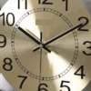 Decorative Round Iron Metal Wall Clock for Living Room, Bedroom, Office with Urdu Dail. ( blue, M )