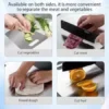 Stainless Steel Chopping Board 35 x 25 CM | Multipurpose Kitchen Cutting Board | Dishwasher Safe | Silver | Pack of 1