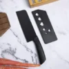3 Pcs Kitchen Knife Set – Stainless Steel Multipurpose Cutting Knives with Protective Covers ( black, OS )
