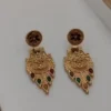 Gold Plated Alloy Mangalsutra Set with Artificial Stones Adjustable Traditional Necklace for Women ( default, Standard )