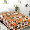 Elegant Polyester Blanket – Floral Design, Free Size 86×56 in ( default, OS )