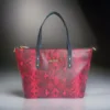 Stylish Handbag For Women & Girls (Tote) Made With Vegan Leather ( red, Standard )