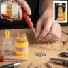 31 In 1 Precision Screwdriver Set Multi Bit Repair Tool Kit with Case ( multicolor, OS )