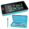 LCD Writing Tablet for Kids Drawing, Doodle, Notes and Learning Activity, Portable Writing Pad, Blue, 1 Pc ( default, OS )