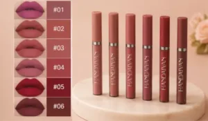 Velvet Liquid Matte Lipstick Set of 6 | Long-Lasting Waterproof & Transfer-Resistant Lip Color Collection ( default, OS )