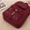 Lightweight Casual School, College & Travel Backpack for Women ( red, OS )