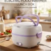 Electric Food Warmer Lunch Box with Stainless Steel Tray