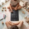 LCD Writing Tablet with Stylus Pen for Kids Drawing and Learning, BIS Certified ( black, OS )