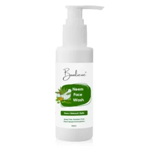 Neem Face Wash Pure Natural & Safe 120ml | Soap Free Paraben Free Plant-Based ( white, 120ml )