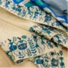 Silk Saree with Blouse, Khadi Silk Designer Printed Saree for Women, 1 Pc ( white, Free Size )