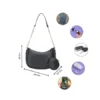Small Classic Chain Shoulder Bag Black | Vegan Leather Women & Girl's Handbag ( black, Standard )
