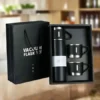 Stainless Steel Vacuum Flask Set with 3 Steel Cups Combo for Coffee Hot Drink and Cold Water Flask Ideal Gifting Travel Friendly Latest Flask Bottle. (500ml) ( default, Standard ).