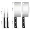 8 Piece Stainless Steel Kitchen Knife Set with Scissor, Peeler & Sharpener ( default, Standard )