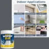 Transparent Waterproof Glue Sealant | High Strength Leak Repair Adhesive for Roof, Wall, Tile, Pipe & Crack Repair ( default, Standard )