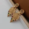 Gold Plated Alloy Mangalsutra Set with Artificial Stones Adjustable Traditional Necklace for Women ( default, Standard )