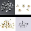 400 Pcs Stud & Bullet Clutch Earring Back Stoppers – Jewellery Accessories ( default, standard )
