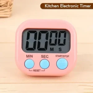 Digital Kitchen Timer Clear Big Digits 0-99 Min for Cooking Office Clock ( default, Standard ).