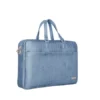 Durable Navy Blue Vegan Leather Laptop Bag with Reinforced Stitching ( blue, Standard )