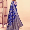 Jacquard Saree Everyday Elegance Collection ( Royal Blue, OS )