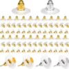 400 Pcs Stud & Bullet Clutch Earring Back Stoppers – Jewellery Accessories ( default, standard )