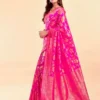 Jacquard Saree Everyday Elegance Collection ( pink, OS )