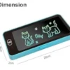 LCD Writing Tablet for Kids Drawing, Doodle, Notes and Learning Activity, Portable Writing Pad, Blue, 1 Pc ( default, OS )
