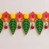 Craft Traditional Lotus Pan Toran with Artificial Marigold Flowers – Diwali Door Décor ( default, OS )