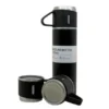 Stainless Steel Vacuum Flask Set with 3 Steel Cups Combo for Coffee Hot Drink and Cold Water Flask Ideal Gifting Travel Friendly Latest Flask Bottle. (500ml) ( default, Standard ).