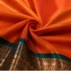 Special Paithani Silk Saree for Women with Art Silk Blouse Piece ( orange, Free Size )