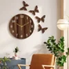 Wenge Wooden Analog Wall Clock