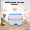 Electric Lunch Box Portable Food Warmer Food Heating Lunch Box Removable Food-Grade Stainless Steel Compartments, for Car, Truck, office ( default, Standard ).