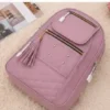 Women's PU Leather Handbag – Stylish Multi-Compartment Shoulder Tote Bag for Office, Travel & Daily Use ( Dark Pink, OS )