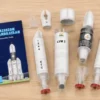Imagimake Mapology Chandrayaan 3D Space Puzzle – ISRO Rocket & Satellite Educational Toy Set for Kids 5+ Years ( white, OS )