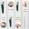 10-in-1 Stainless Steel Nail Clipper & Ear Cleaner Set ( default, Standard )