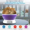 Star Master Moon & Galaxy Projector Night Lamp with Rotating LED Lights ( default, Standard )