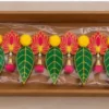 Craft Traditional Lotus Pan Toran with Artificial Marigold Flowers – Diwali Door Décor ( default, OS )