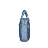 Durable Navy Blue Vegan Leather Laptop Bag with Reinforced Stitching ( blue, Standard )