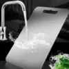 Stainless Steel Chopping Board 35 x 25 CM | Multipurpose Kitchen Cutting Board | Dishwasher Safe | Silver | Pack of 1