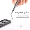 24-in-1 Precision Screwdriver Set with Magnetic Handle for Electronics, Phones, Watches, and Laptops Compact Repair Tool Kit for iPhone, MacBook, Tablets, Game Consoles, and More ( default).