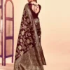 Jacquard Saree Everyday Elegance Collection ( maroon, OS )