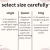 Floral Cotton Fitted Bedsheet – Single Size with 2 Pillow Covers ( default, Standard )