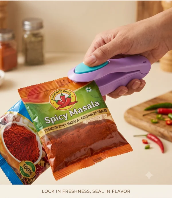Mini Plastic Heat Sealing Machine | Airtight Bag Sealer