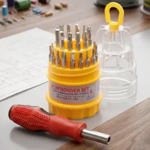 31 In 1 Precision Screwdriver Set Multi Bit Repair Tool Kit with Case ( multicolor, OS )