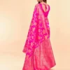 Jacquard Saree Everyday Elegance Collection ( pink, OS )